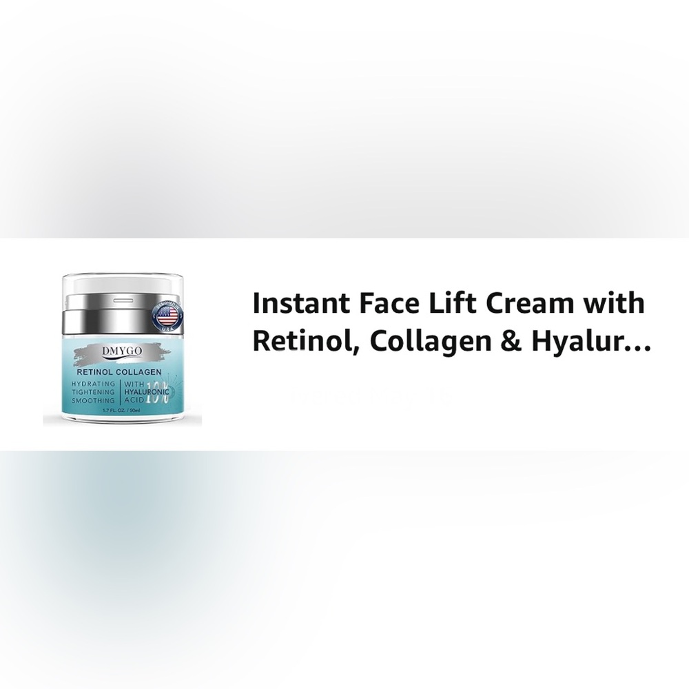 New Sealed in Box Retinol Collagen Cream - Blue